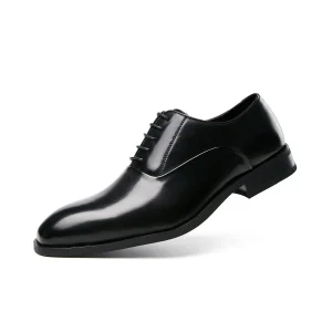 Casual Leren Veterschoenen - Heren - Comfort en Zakelijke Stijl