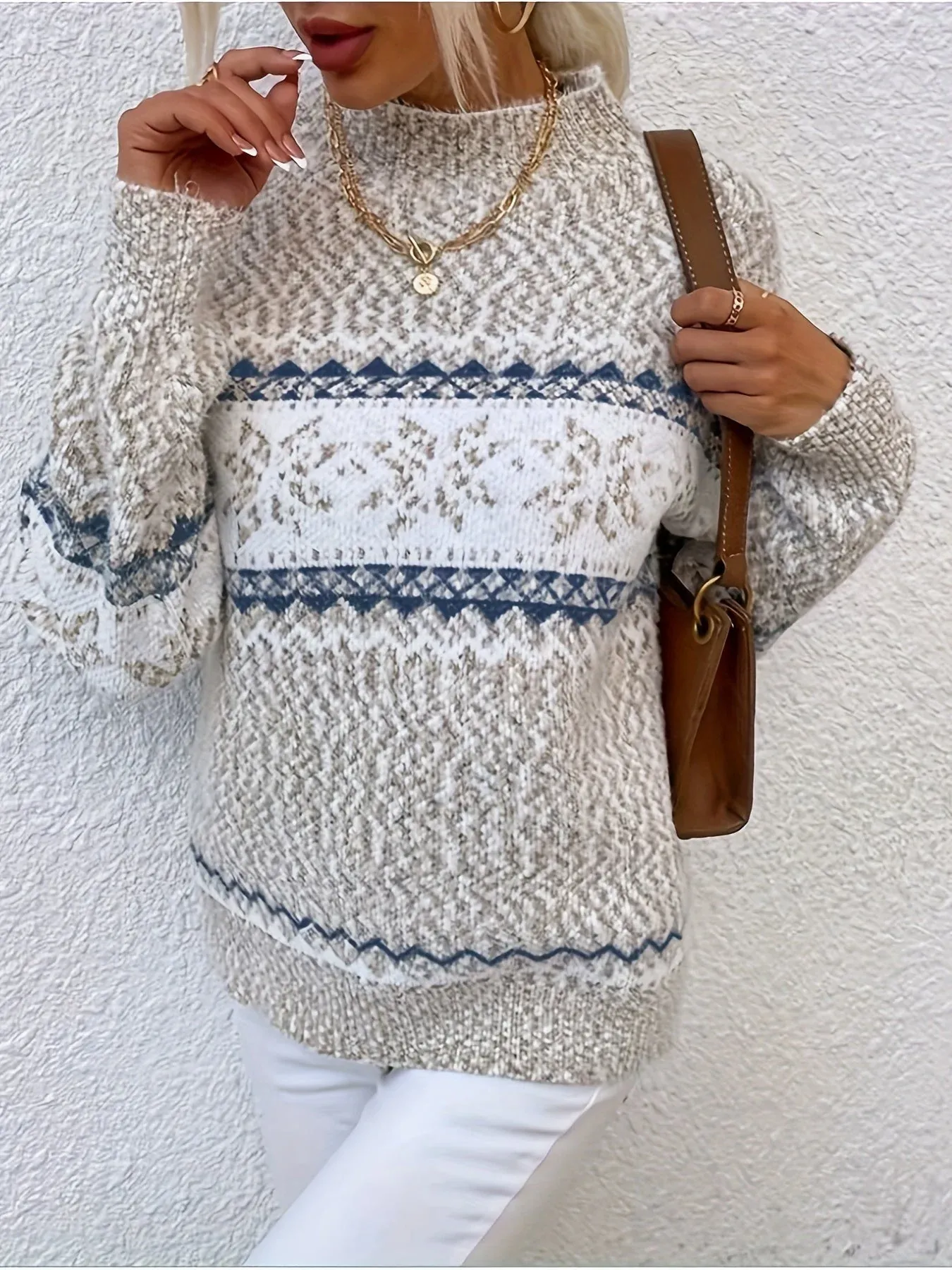 Malie Warme Trui - Scandinavisch Design voor Wintercomfort - Afbeelding 3