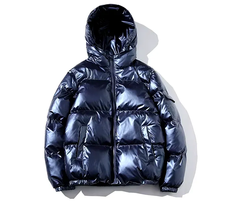 Heren Winterjas - Waterdicht & Stijlvol - Glanzend Design - Perfect voor Koud Weer - Afbeelding 3