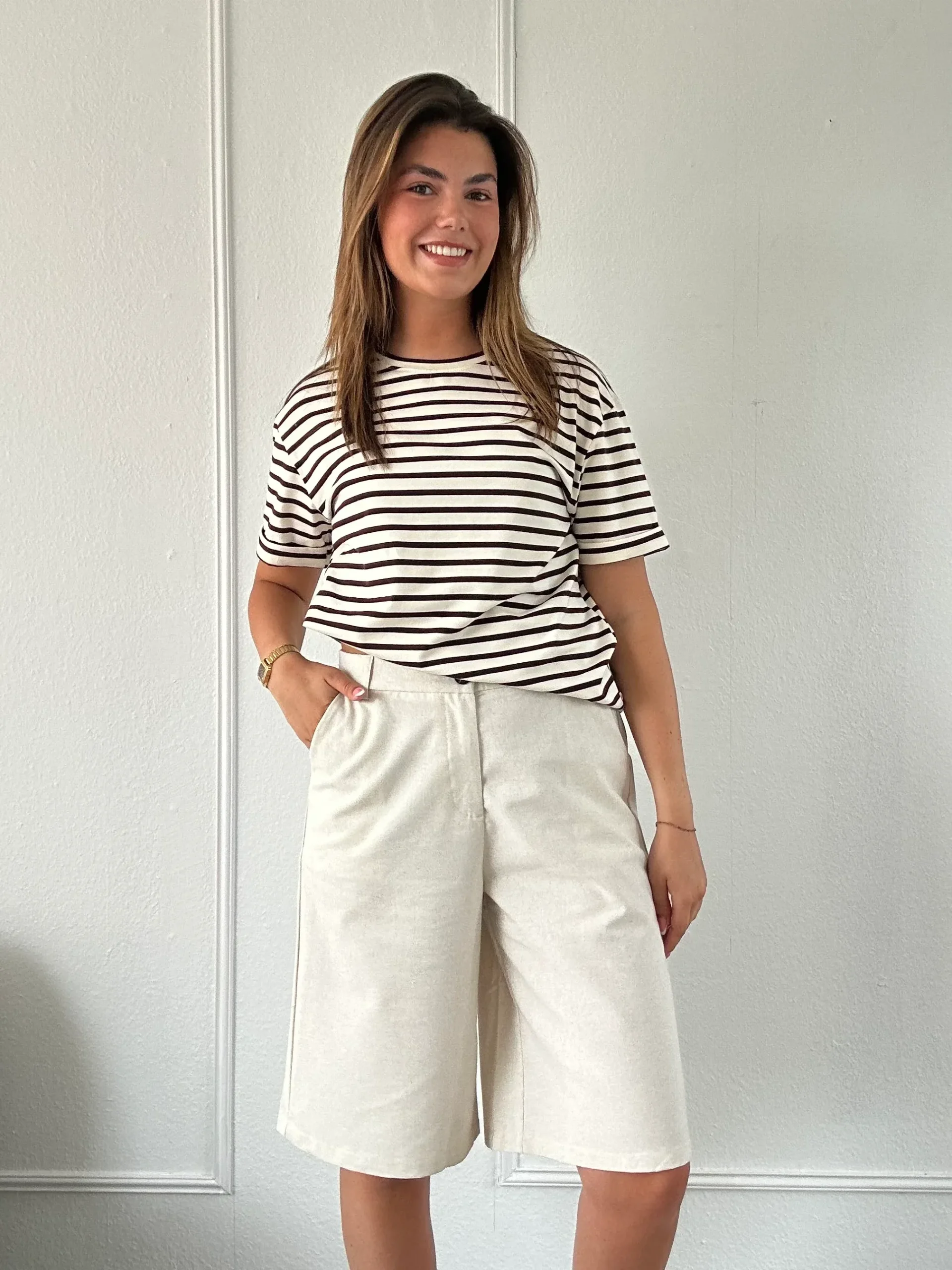 Beige Linnen Jort - Afbeelding 2