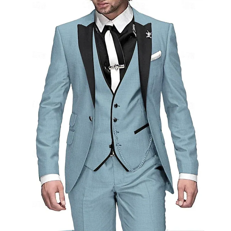 Heren Driedelige Linnen Set - Elegant & Comfortabel voor Formele Gelegenheden