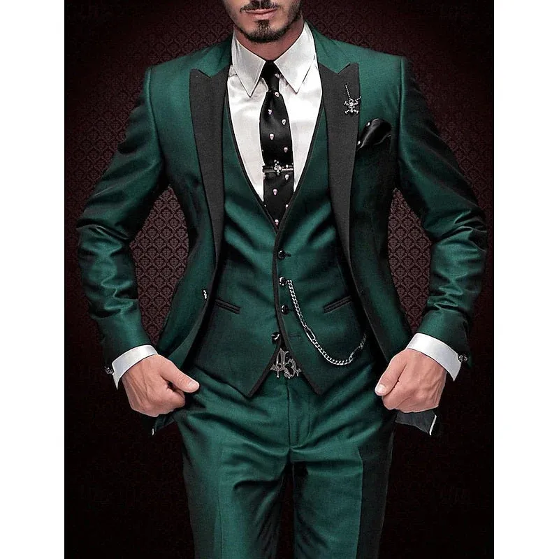 Heren Driedelige Linnen Set - Elegant & Comfortabel voor Formele Gelegenheden - Afbeelding 3