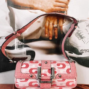VINTAGE PINK GUESS BAG