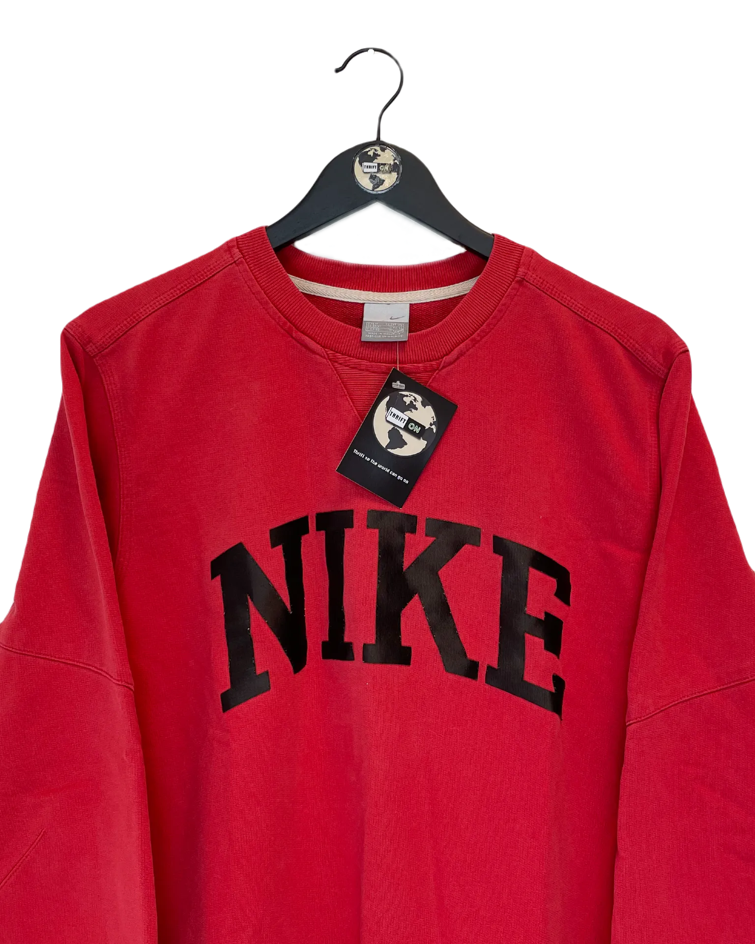 RARE Vintage Nike Spellout Sweater M - Afbeelding 3